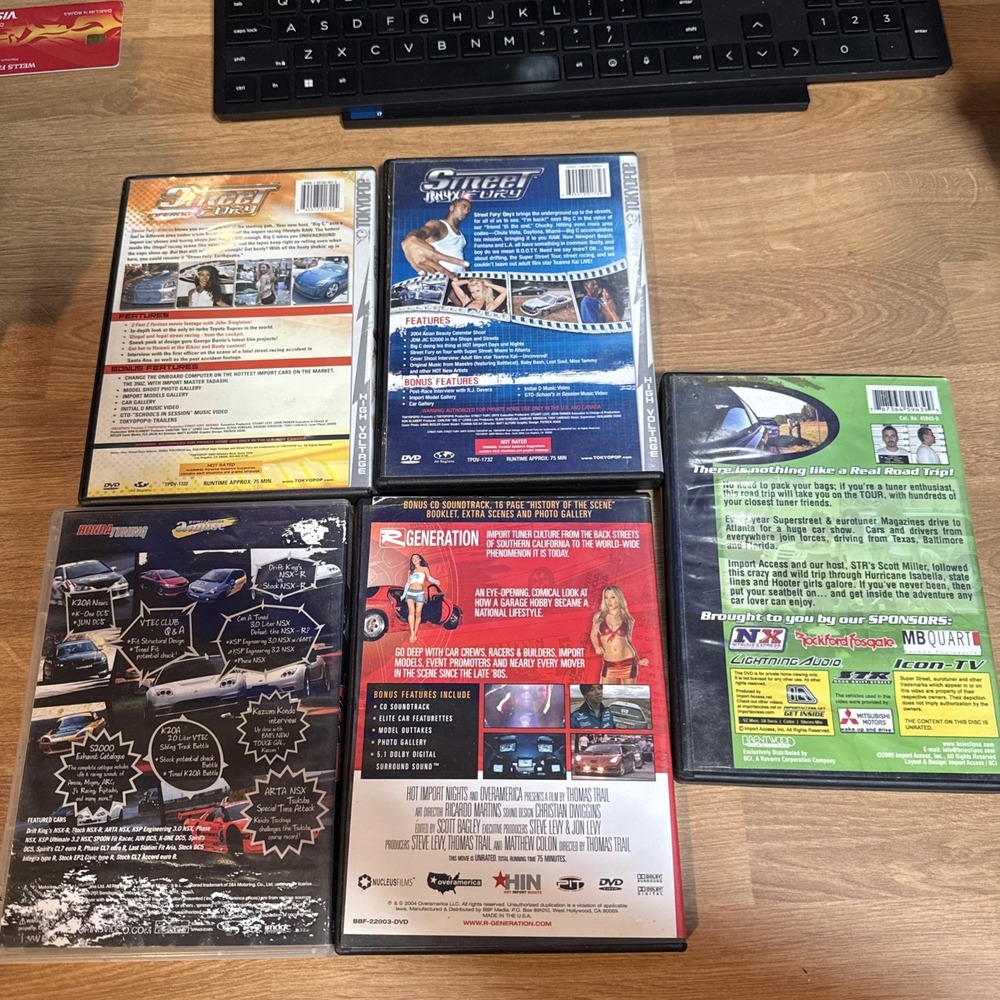 Jdm Race Car Honda Tuner DVD Lot Tuner - Picture 2 of 2